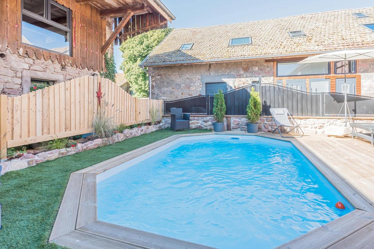 Domaine La Grange Ungersheim - Gite La Grange 5 Etoiles Exterior foto