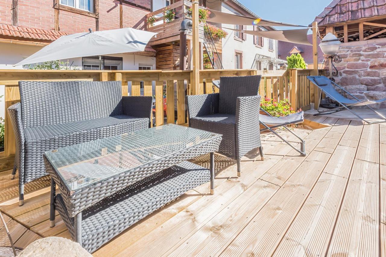 Domaine La Grange Ungersheim - Gite La Grange 5 Etoiles Exterior foto